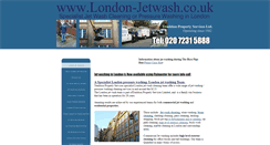 Desktop Screenshot of london-jetwash.co.uk